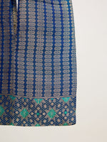 Blue & Green Banarasi Potli Bag