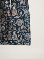 Blue & Gold Banarasi Potli Bag