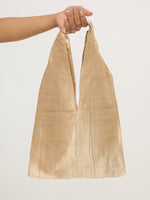 Pale Gold Banarasi Potli Bag