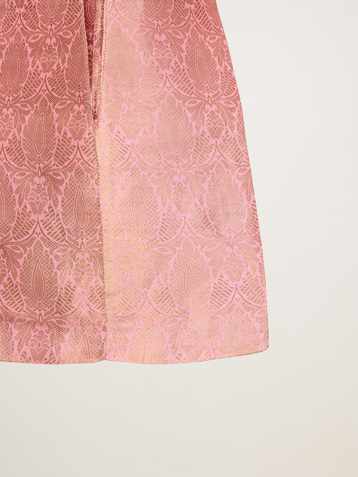 Peach & Gold Banarasi Potli Bag