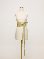 Handwoven Champagne Gold Banarasi Belt