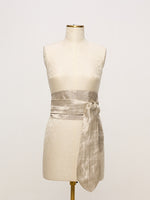 Handwoven Pale Gold Banarasi Belt