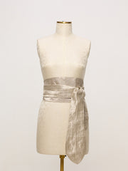 Handwoven Pale Gold Banarasi Belt