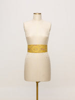 Handwoven Yellow Ochre Banarasi Belt