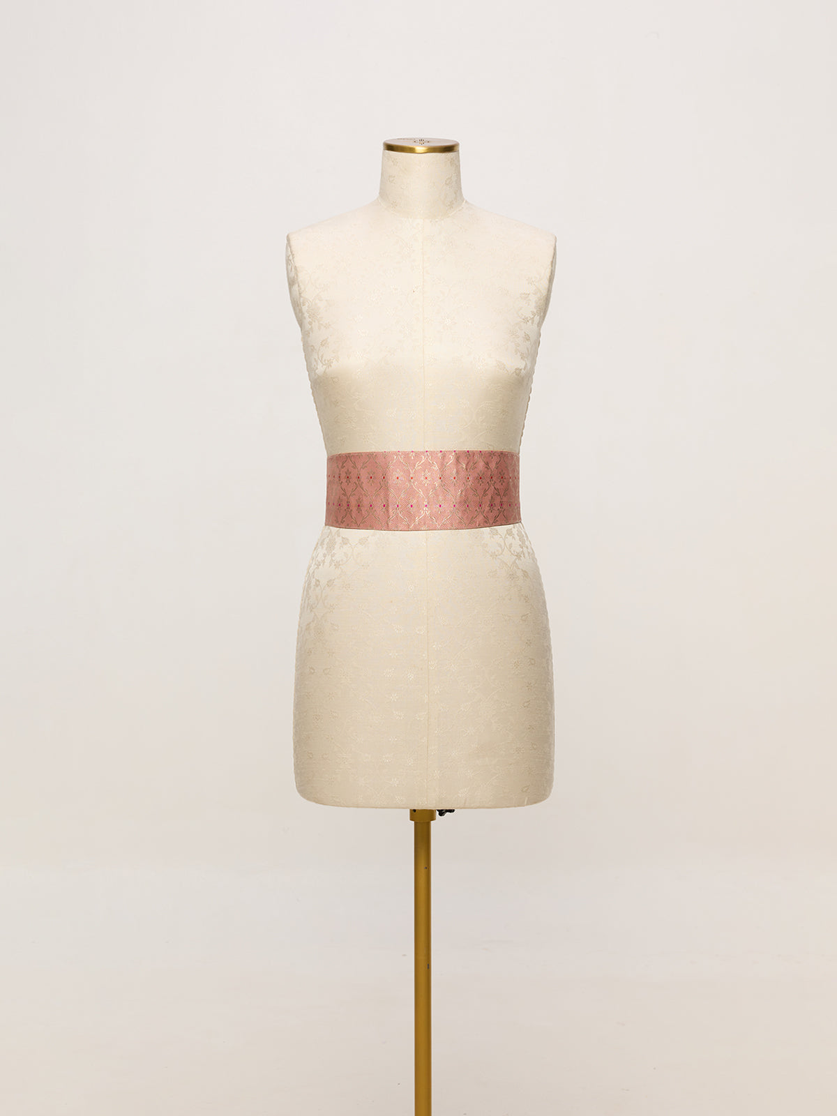 Handwoven Apricot Peach Banarasi Belt