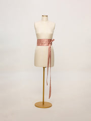 Handwoven Vintage Rose Banarasi Belt