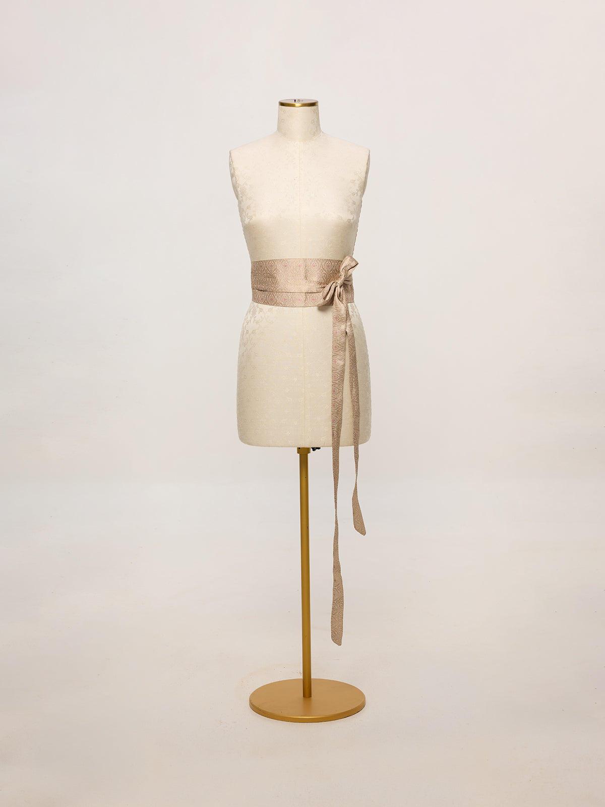 Handwoven Petal Pink Banarasi Belt