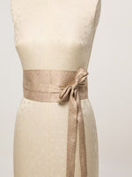 Handwoven Petal Pink Banarasi Belt