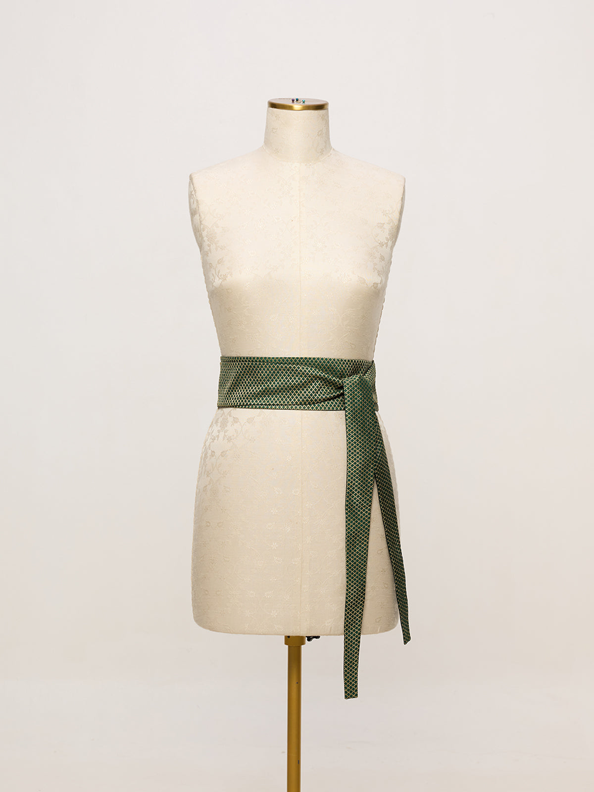 Handwoven Green Banarasi Belt
