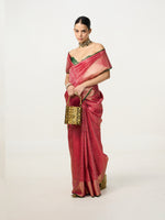 Handwoven Blush Pink Kanjivaram Saree