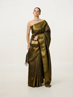 Handwoven Green Kanjivaram Saree