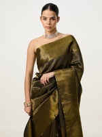 Handwoven Green Kanjivaram Saree