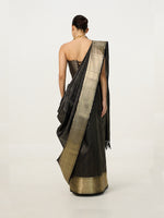 Handwoven Black Kanjivaram Saree