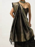 Handwoven Black Kanjivaram Saree