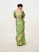 Handwoven Light Green Kanjivaram Saree