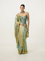 Handwoven Light Green Kanjivaram Saree