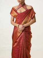 Handwoven Red Kanjivaram Saree