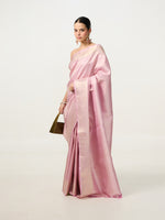 Handwoven Pink Kanjivaram Saree