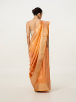 Handwoven Orange Kanjivaram Saree