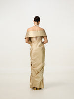 Handwoven Beige-Gold Kanjivaram Saree