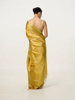 Handwoven Gold Kanjivaram Saree