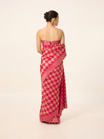 The Deep Pink Gerum Saree