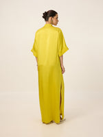 Handwoven Corn Yellow Kaftan