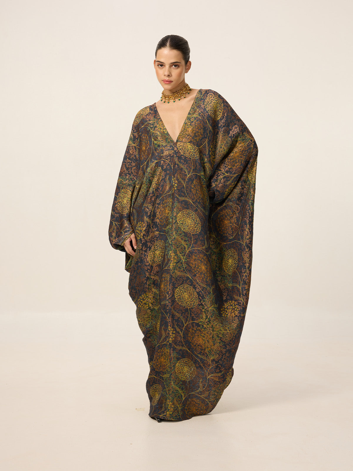 Multi-colour Digital Print Kaftan