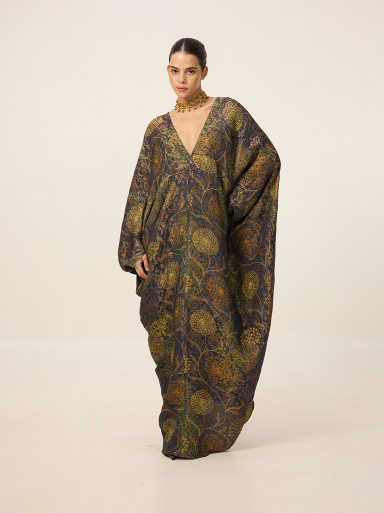 Multi-colour Digital Print Kaftan