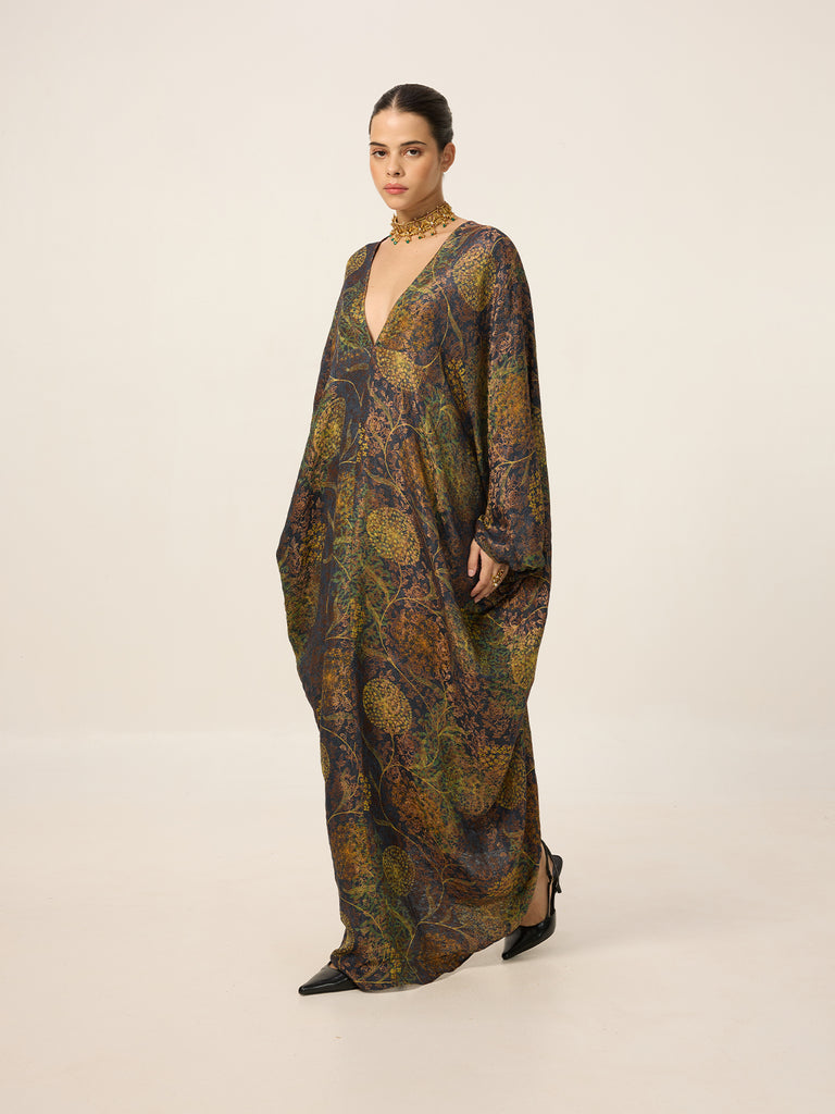 Multi-colour Digital Print Kaftan