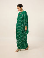 Handwoven Emerald Green Kaftan