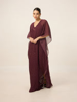 Handwoven Maroon Kaftan