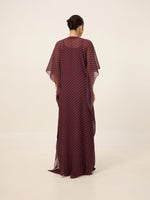 Handwoven Maroon Kaftan