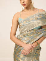 The Ash Grey Gerum Saree