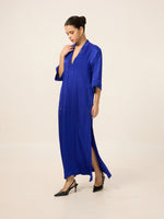 Handwoven Saphire Blue Kaftan