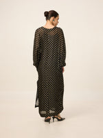 Handwoven Black Kaftan