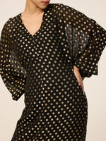 Handwoven Black Kaftan