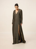 Handwoven Black Kaftan