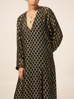 Handwoven Black Kaftan