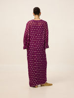 Handwoven Burgundy Kaftan