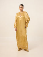 Handwoven Yellow-Gold Kaftan