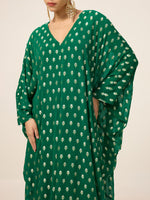 Handwoven Jade Green Kaftan