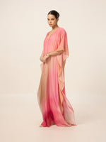 Digital Print Ombré Kaftan