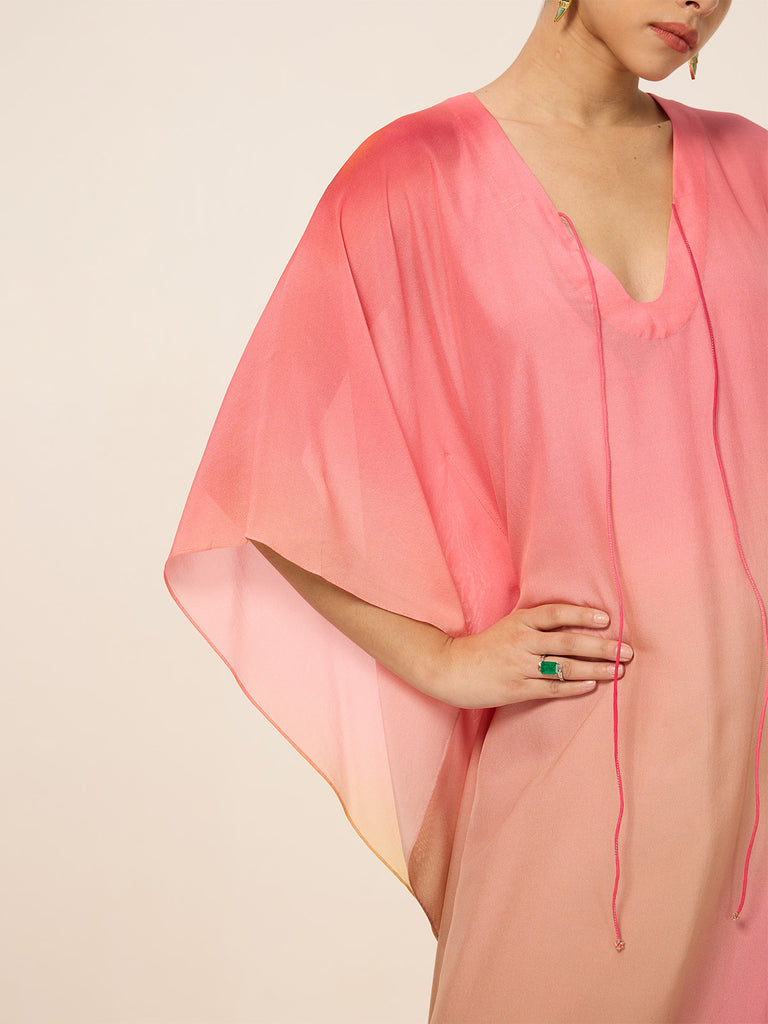 Digital Print Ombré Kaftan