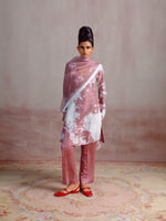 Dusty Pink Printed Kurta Set