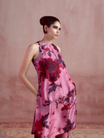 Cherry Pink Printed Kurta Set