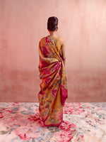 Mustard Printed Saree