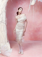 Handwoven Biscotti Beige Organza Saree