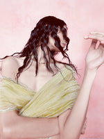 Handwoven Primrose Lemon Tissue Saree