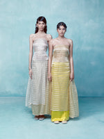 Handwoven Misty Ivory Tissue Saree